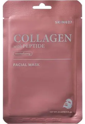 Produktbild von SKIN627 Gesichtsmaske, Kollagen & Peptide, Tuchmaske, 22 ml