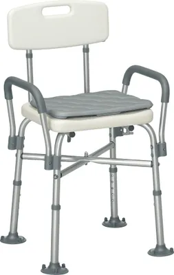 Obrázok produktu pre Kúpelňová stolička, výškovo nastaviteľná, s opierkami na ruky, model T1005-01-05972