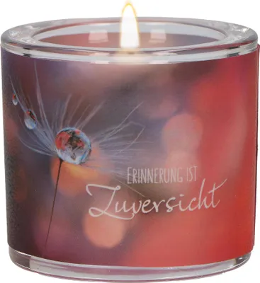 Produktbild von Erinnerung ist Zuversicht-Glaswindlicht