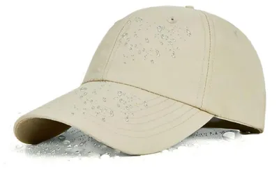 Produktbild von Baseball Cap Uni wasserdicht, schnell trocknend, atmungsaktiv, verstellbar, XL, Beige