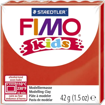 Produktbild von Staedtler 8030002, Modellierton, Rot, Kinder, 1 Farben, 110 °C, 30 min