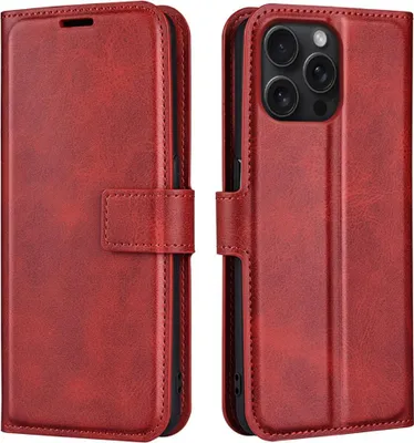 Produktbild von iPhone 16 Pro Max Hülle - Coverup Deluxe Klapphülle - Rot