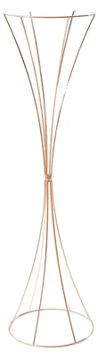 Produktbild von Blumenvase Set, Elegante Trompetenform, Robuste Eisenkonstruktion, Gold