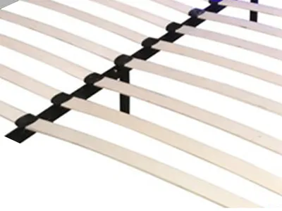 Produktbild von Doppelbett Ehebett inkl. LED Beleuchtung und Lattenrost 140 x 200 cm Weiss