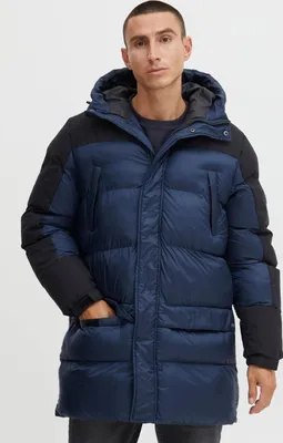 Produktbild von Blend 20714791 Outerwear Herren Winterjacke Herrenjacke Jacke Warm gefüttert Winterjacke mit angesetzten Details und Kapuze Regular Fit