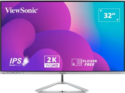 Produktbild von Viewsonic VX Series VX3276-2K-mhd-2 Computerbildschirm 81,3 cm (32") 2560 x 1440 Pixel Quad HD LED Silber