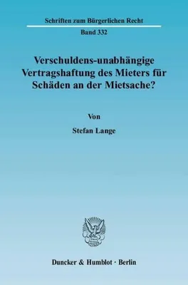 Image de Lange, S: Verschuldens-unabhängige Vertragshaftung