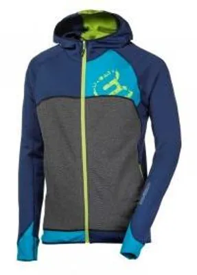 Zdjęcie produktu dla Progress REBEL HOODY niebieski/turkusowy/zielony M; Niebieska bluza