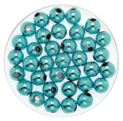 Produktbild von Glorex Deko Perlen 6 mm 75 g, hellblau