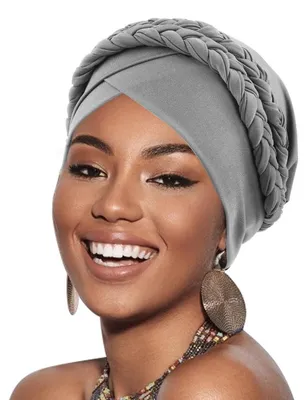 Obrázok produktu pre Dámsky turban, čelenka, pletená čiapka, šál