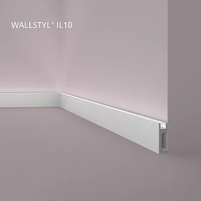 Immagine prodotto di Modanatura a pavimento NMC IL10 WALLSTYL Noel Marquet Modanatura decorativa Modanatura decorativa Illuminazione indiretta grigio moderno 2 m
