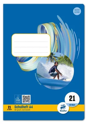 Productafbeelding van Staufen® style 040416021 Heft LIN21 - A4 16 Blatt 80g/qm 9mm liniert