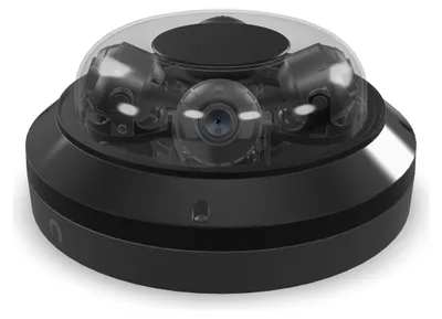 Obrázok produktu pre Ubiquiti AI Multi Sensor 4, IP bezpečnostná kamera, Vnútorné a vonkajšie, Kábel, ARM Cortex-A76, Strop, Čierna