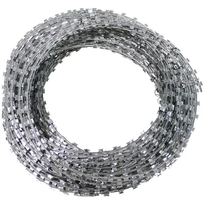 Produktbild von MFH Stacheldraht, Metall verzinkt, ca. 50 m, Durchmesser 30 cm