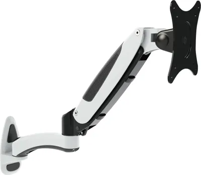 Produktbild von ERGOLEBEN GS130WM 1 Monitor Wandhalterung mit Verlängerung | 15-32 Zoll | Gasdruckfeder | höhenverstellbar drehbar schwenkbar neigbar | VESA 75/100 | bis 8kg Monitor