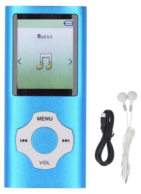 Zdjęcie produktu dla Odtwarzacz MP3-MP4, ultracienki, kolorowy ekran 1,8 cala, 16 GB, mała karta pamięci, przenośny, muzyka HiFi do nauki, rozrywki, fitnessu