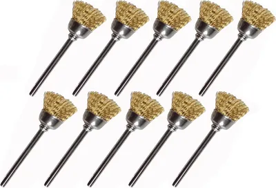 Immagine prodotto di Set di 30 spazzole metalliche (ottone), ombrello, 3.175 mm