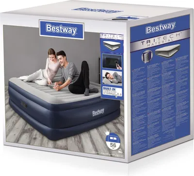 Obrázek produktu pro Bestway 67692, Dvojitá matrace, Dvojlůžko, Obdélník, Vnitřní, Zabudovaná vzduchová pumpa