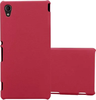 Produktbild von Cadorabo Schutzhülle für Sony Xperia M4 AQUA Hülle in Rot Etui Hard Case Handyhülle Cover
