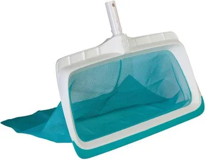 Productafbeelding van Zwembad Schepnet - Bodemreiniger - Water Schoonmaken - Verzamelt Bladeren - 44 x 41 cm - Blauw