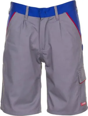 Produktbild von Größe XXXL Herren Planam Highline Shorts zink kornblau rot Modell 2373