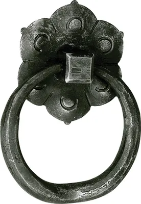 Produktbild von Türklopfer DIRK 136 x 102 mm, Schmiedeeisen verzinkt geschwärzt
