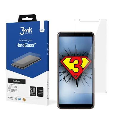 Produktbild von 3mk Display Gehärtetes Glas HardGlass für Samsung Galaxy A7 2018 0,3mm 9H