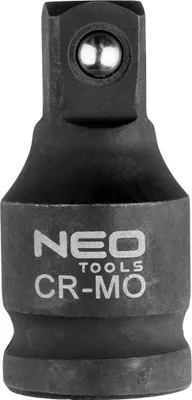 Produktbild von NEO TOOLS Schlagverlängerung, Verlängerung für Werkzeuge mit Schlagwerk, Auswirkung Erweiterungen, Cr-Mo-Stahl, Größe 1/2" 50 mm, 75 mm, 125 mm, korrosions-, zug- und hitzefest (50 mm)
