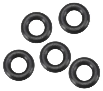 Produktbild von Fluorkautschuk-O-Ring, schwarze Dichtung, 10 mm x 17 mm x 3-5 mm - Set mit 5 Stück