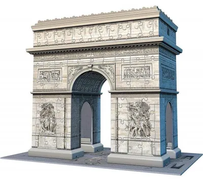 Image de Puzzle 3d arc de triomphe 216 pièces - collection monument paris - ravensburger - 12514