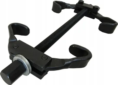 Produktbild von Luxtom Federspanner Montagesatz, 380mm Spannbereich, für Tieferlegungsfedern Fahrwerk, Opel Mercedes BMW, Stahl, 300mm Spindellänge, 19mm Sechskant Antrieb