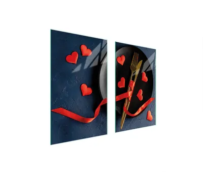 Produktbild von Glasschutzplatte Für Herd 75X52 Herz