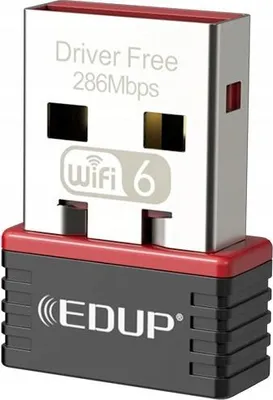 Image de Carte réseau externe EDUP Adaptateur WiFi 6 USB Dongle EP-AX300 2,4 GHz