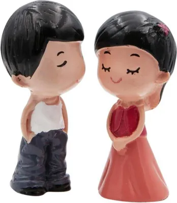Produktbild von Habarri | Miniaturfigur - Figur für Miniaturhaus - Mädchen und Junge - Du und ich - Spielfigur für Kinder ab 3 Jahren
