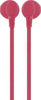 Immagine prodotto di BigBen, cuffie con cavo piatto da 3,5 mm, microfono e 3 pulsanti, rosa