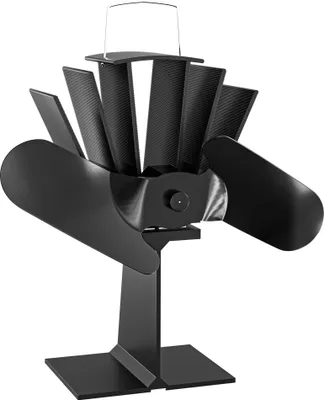 Produktbild von Ventilátor na kachle Wiltec s 2 lopatkami 70 až 350 °C, ventilátor na kachle bez elektrickej energie, ventilátor na kachle pre efektívnu a ekologickú distribúciu tepla