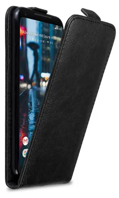 Image de Cadorabo Housse pour Google PIXEL 2 XL Housse de protection en noir Flip Etui Housse de téléphone portable Case Cover