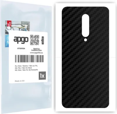 Produktbild von apgo Rückseite Schutzfolie für OnePlus 7 Pro 5G -  Hinten Schutzfolie Carbon, Rückseite Folie schützt vor Kratzern und Fingerabdrücken