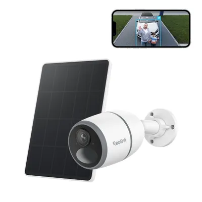 Produktbild von Reolink 4MP 4G Akku/Solarpanel Überwachungskamera, Personen-/Fahrzeug-/Tiererkennung, Nachtsicht, 2-Wege-Audio, IP65, Zeitraffer, 4G SIM-Karte