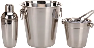 Produktbild von Koopman Excellent Houseware Bar-Set, Edelstahl, 500 ml, grau