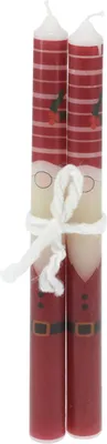 Productafbeelding van Adventskaars met het motief van de Kerstman (2,2 x 25 cm)