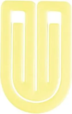 Produktbild von Büroklammern King Klip 32mm VE=100 Stück hellgelb