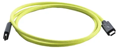 Imagen del producto de Cable flexible sólido Angelbird USB-C 4.0, color verde lima, 1 metro / 3.3 pies