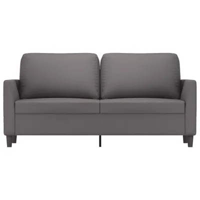 Produktbild von ZMH 2-Sitzer-Sofa Grau 140 cm Kunstleder