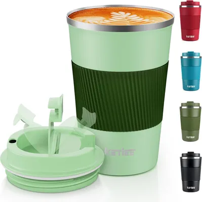 Image de KETIEE Tasse à café to go, 380ml Tasse isotherme double paroi