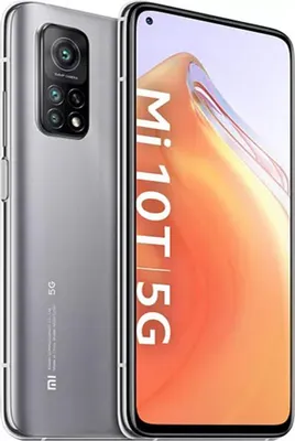 Produktbild von Xiaomi Mi 10T 6GB 128GB Lunar Silver Handy 6,67" 64Mpx 5G EU Smartphone
