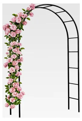 Produktbild von Rosenbogen 240x140x37cm Metall Wetterfest Garten Rankgitter