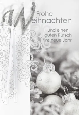 Produktbild von Weihnachten  Glückwunschkarte im Format 115 x 17cm mit Umschlag