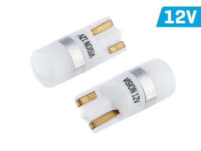 Zdjęcie produktu dla Żarówka VISION W5W (T10) 12V 1x 3030 SMD LED, CANBUS, biała, 2 szt.