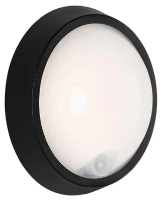 Produktbild von LED Außenleuchte Bewegungsmelder IP44 12 W schwarz Kunststoff Briloner